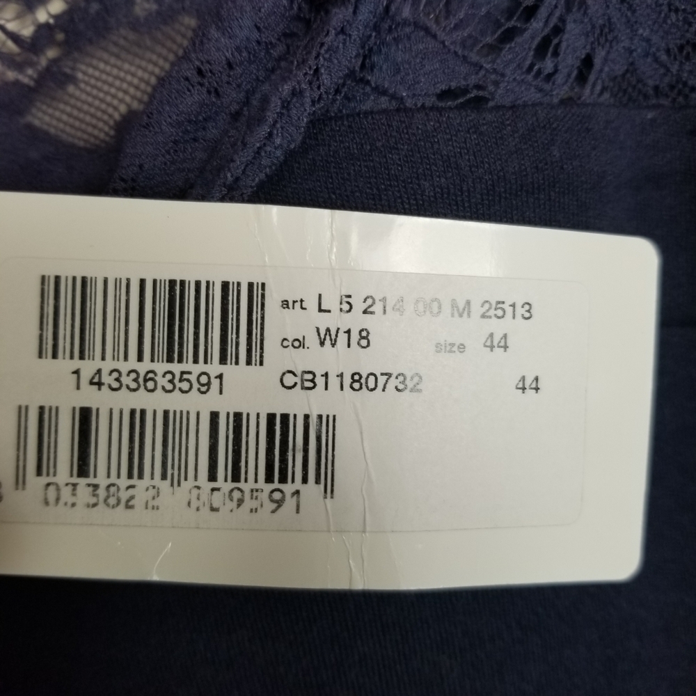 See By Chloe Wool Blend Knit Dress Lace Sleeves Size 8 NWT - Picture 5 of 7